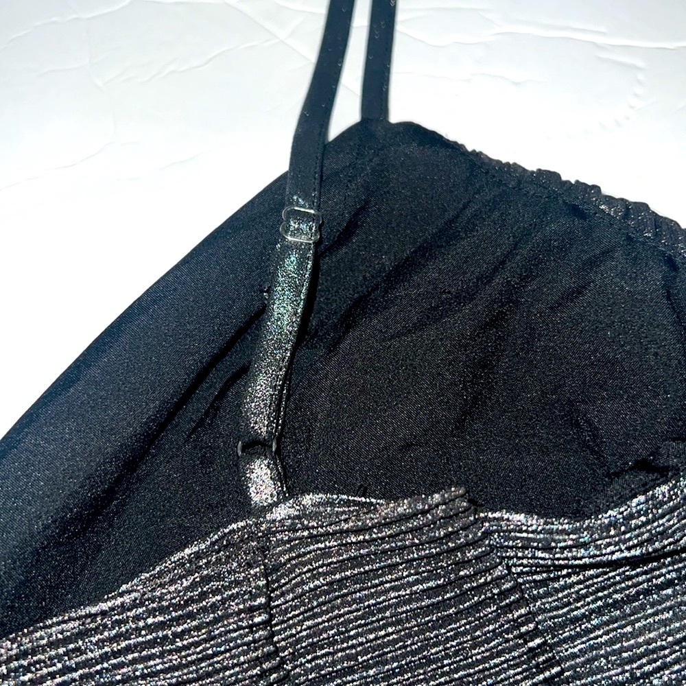 Express Metallic Silver Top - Picture 4 of 7